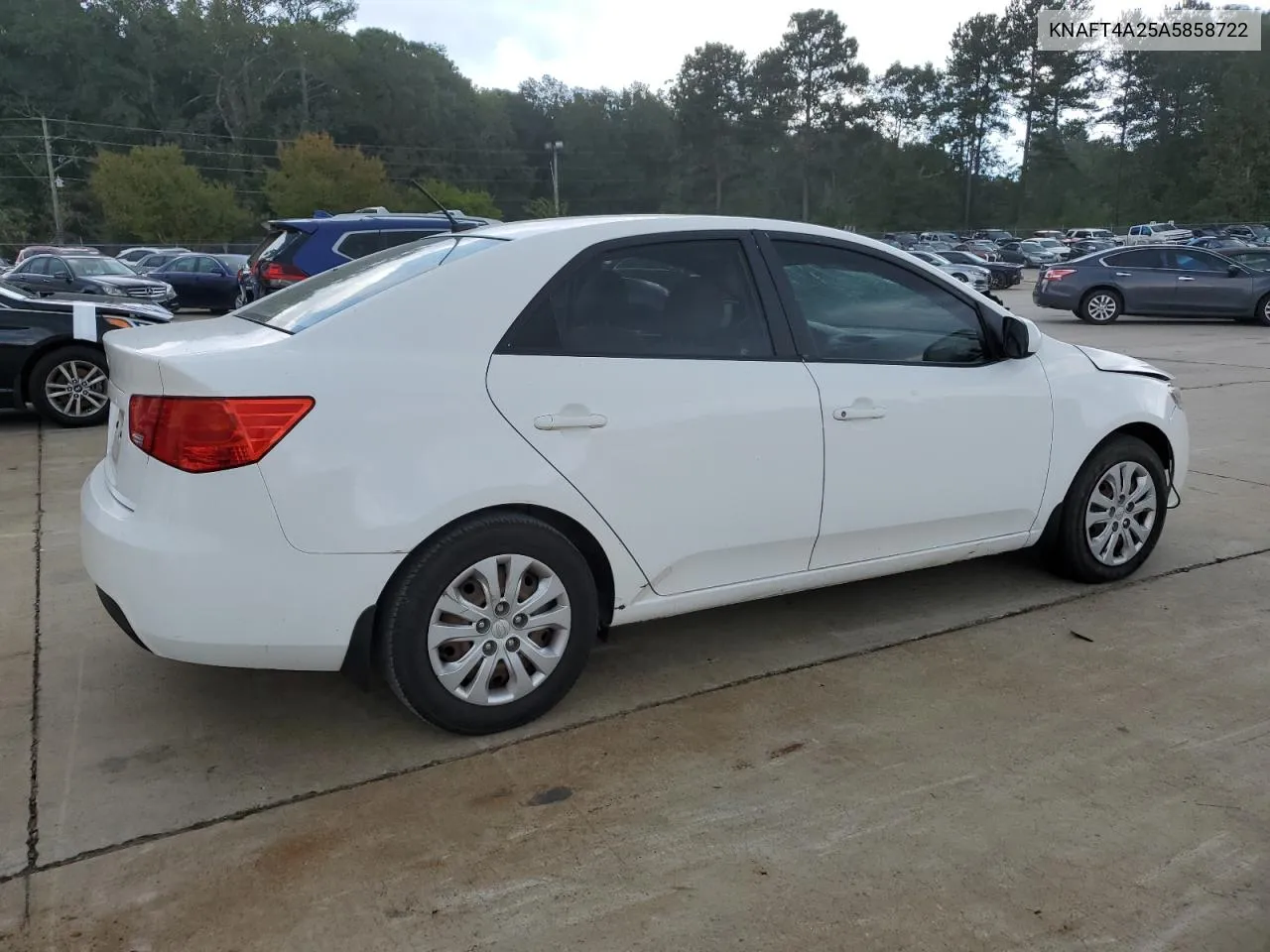 2010 Kia Forte Lx VIN: KNAFT4A25A5858722 Lot: 73221514