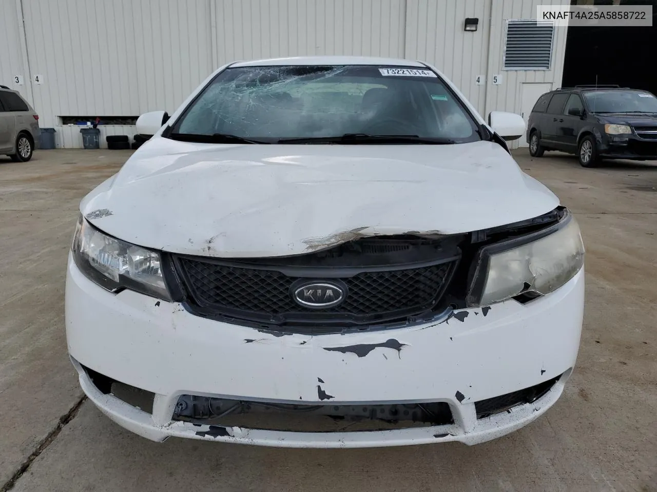 2010 Kia Forte Lx VIN: KNAFT4A25A5858722 Lot: 73221514