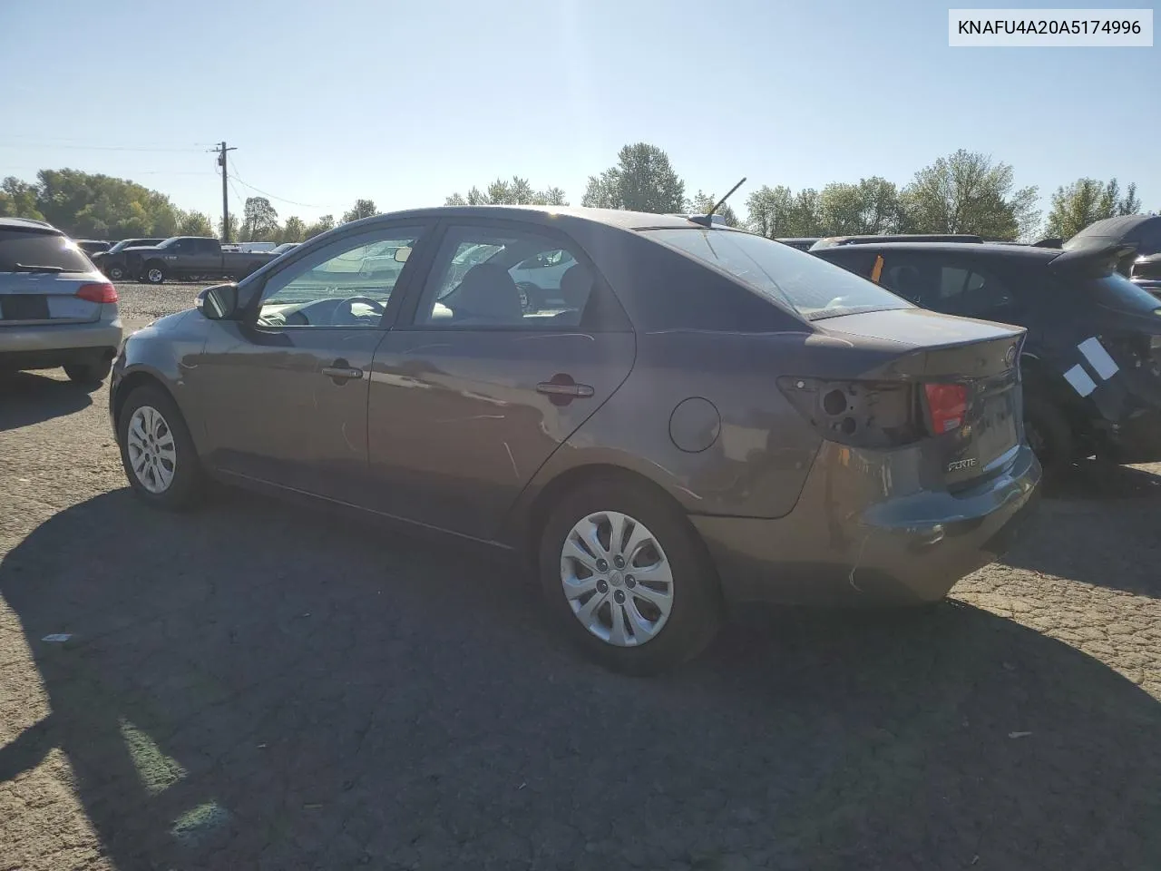 2010 Kia Forte Ex VIN: KNAFU4A20A5174996 Lot: 73749064