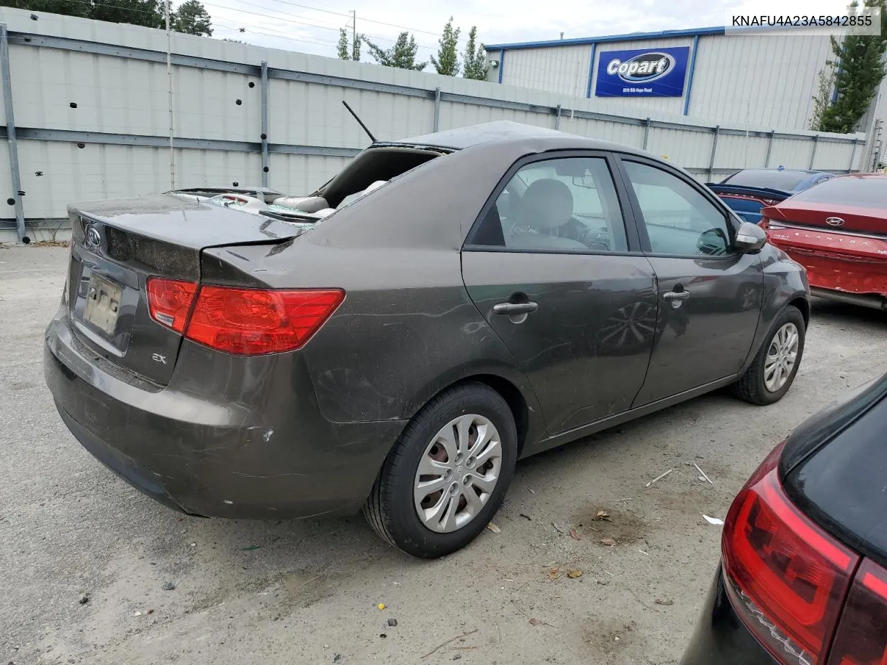 2010 Kia Forte Ex VIN: KNAFU4A23A5842855 Lot: 73969014