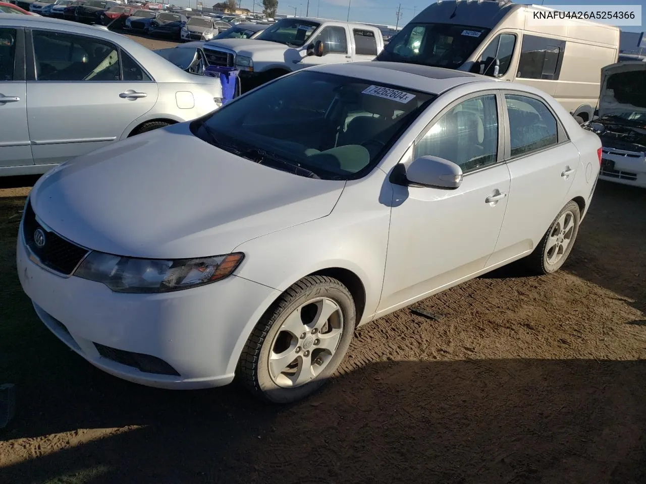 2010 Kia Forte Ex VIN: KNAFU4A26A5254366 Lot: 74262604