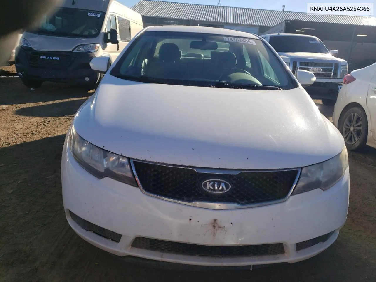 2010 Kia Forte Ex VIN: KNAFU4A26A5254366 Lot: 74262604