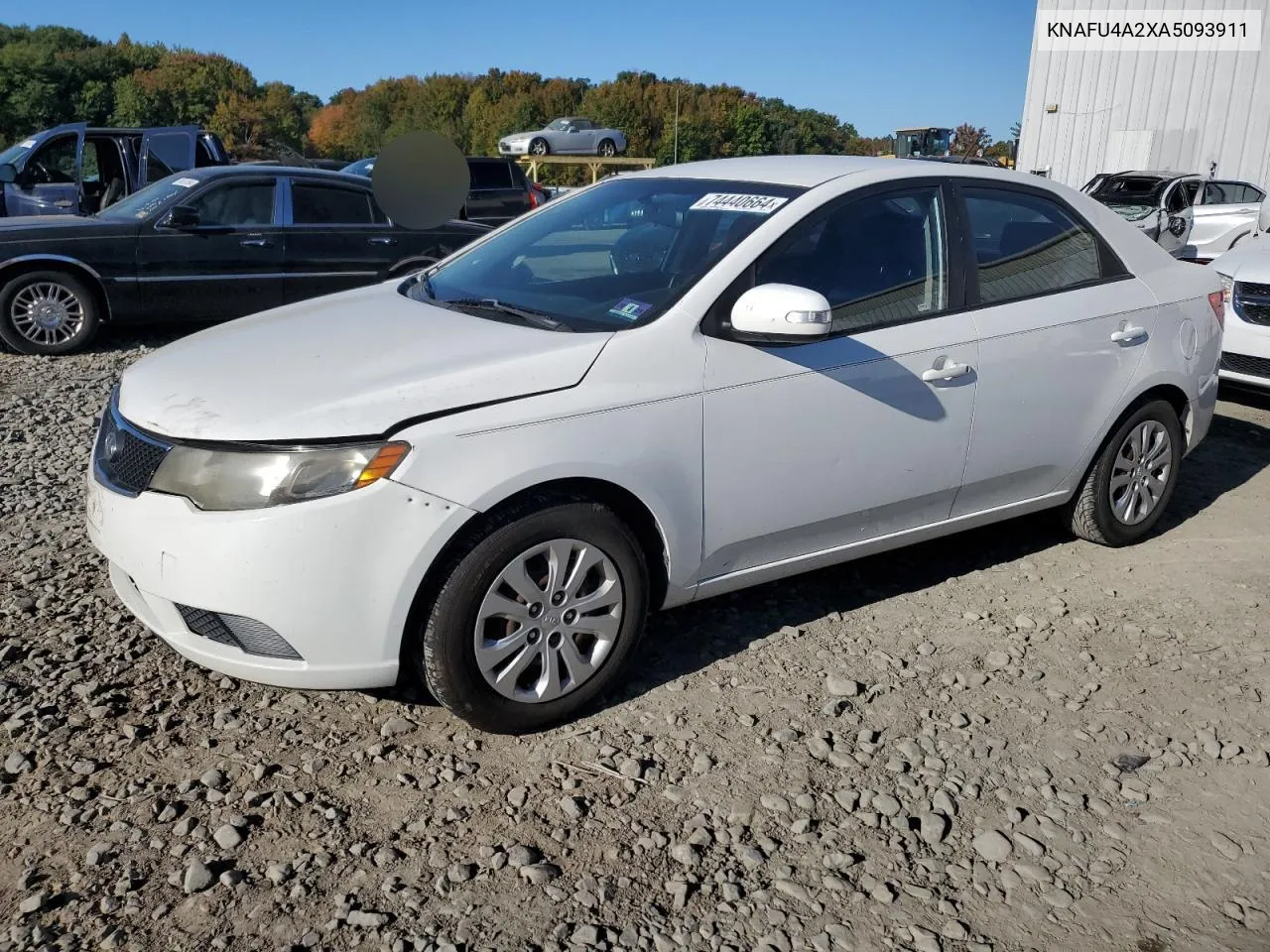 2010 Kia Forte Ex VIN: KNAFU4A2XA5093911 Lot: 74440664