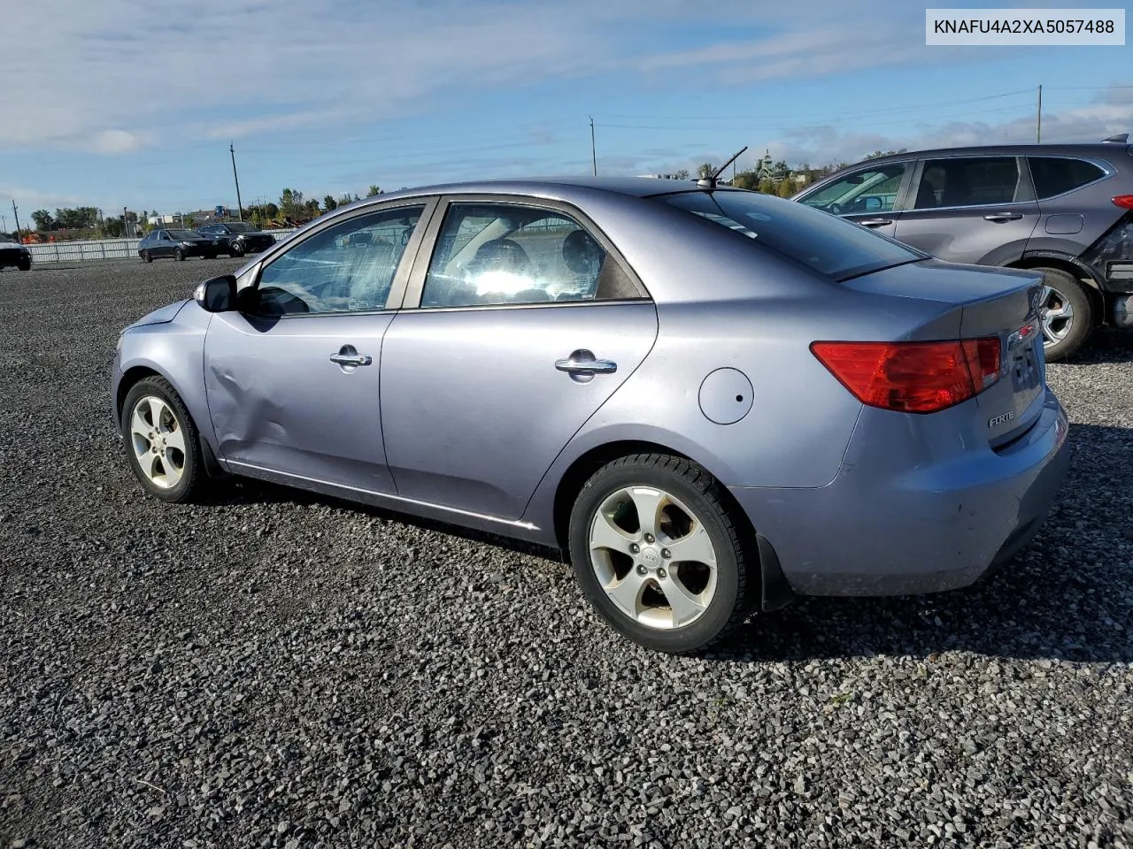 2010 Kia Forte Ex VIN: KNAFU4A2XA5057488 Lot: 74759424