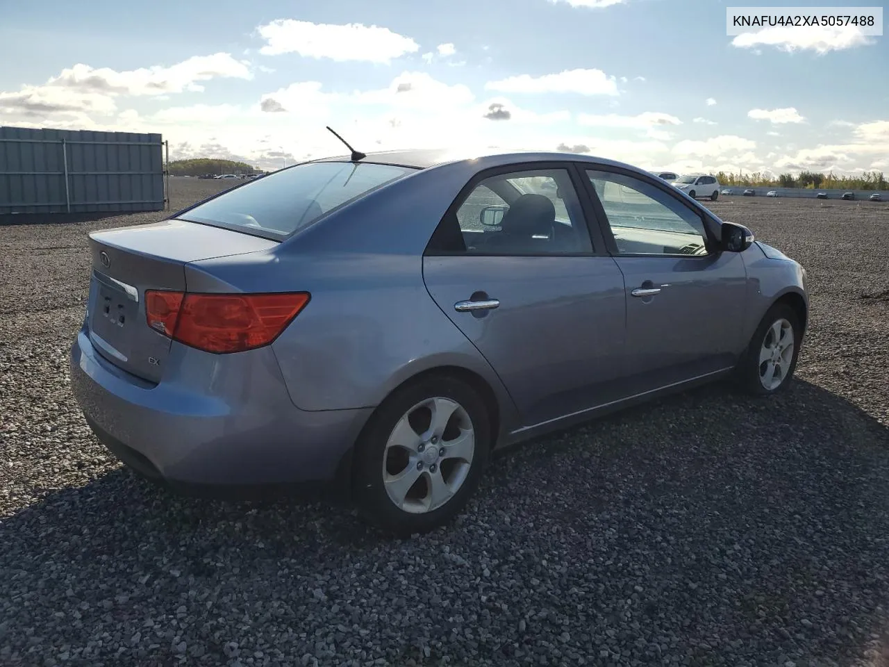 2010 Kia Forte Ex VIN: KNAFU4A2XA5057488 Lot: 74759424