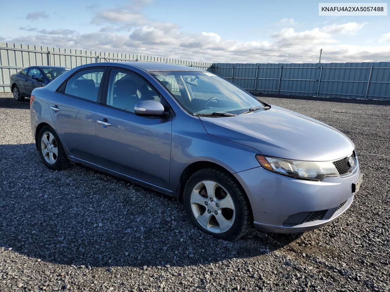 2010 Kia Forte Ex VIN: KNAFU4A2XA5057488 Lot: 74759424