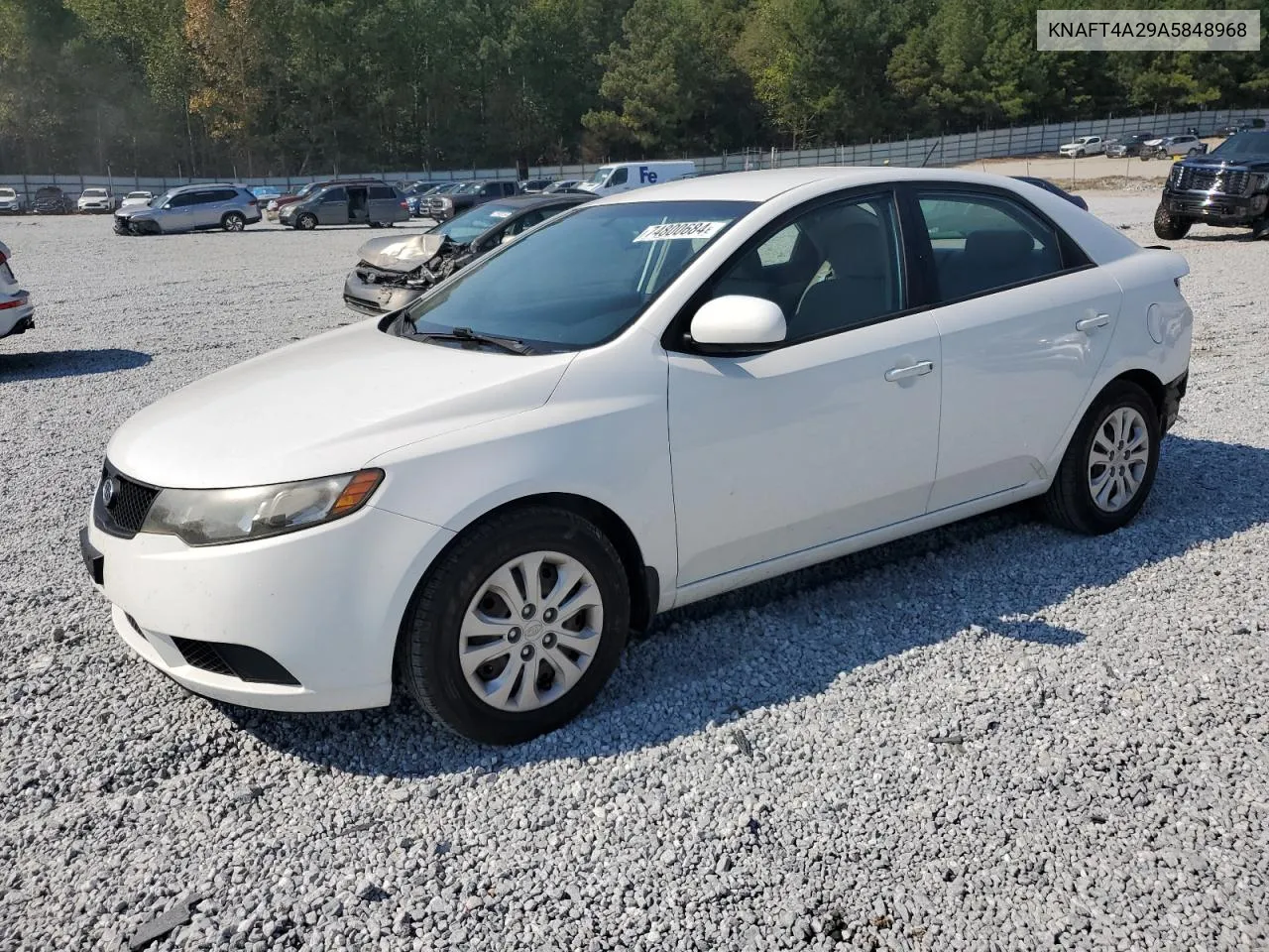 2010 Kia Forte Lx VIN: KNAFT4A29A5848968 Lot: 74800684