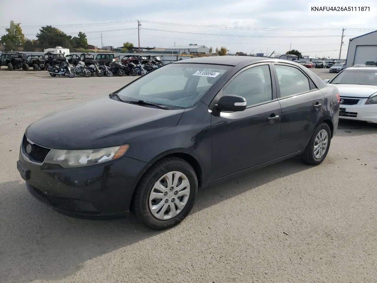 2010 Kia Forte Ex VIN: KNAFU4A26A5111871 Lot: 75108894