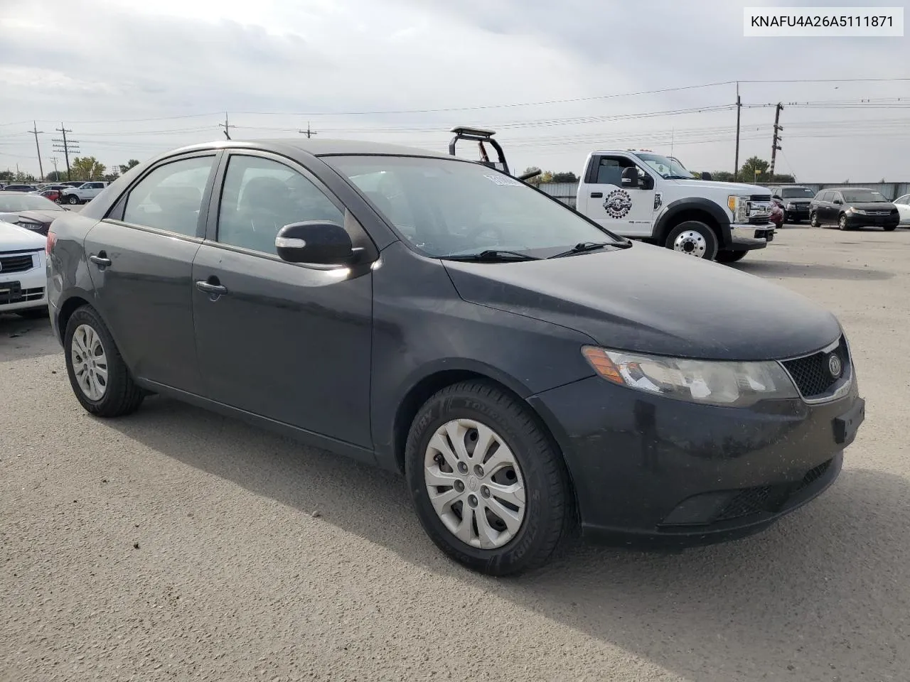 2010 Kia Forte Ex VIN: KNAFU4A26A5111871 Lot: 75108894