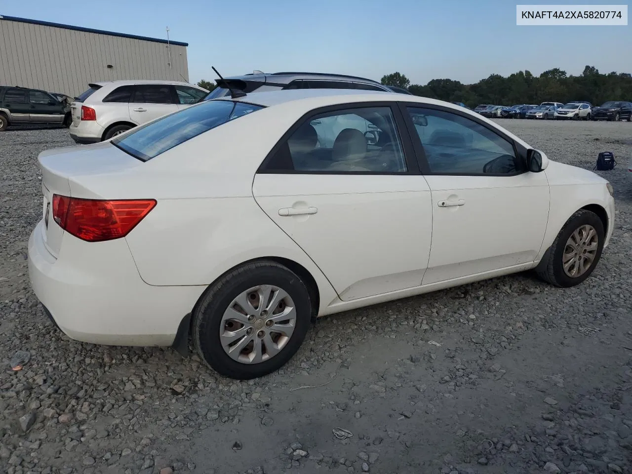 2010 Kia Forte Lx VIN: KNAFT4A2XA5820774 Lot: 75229024