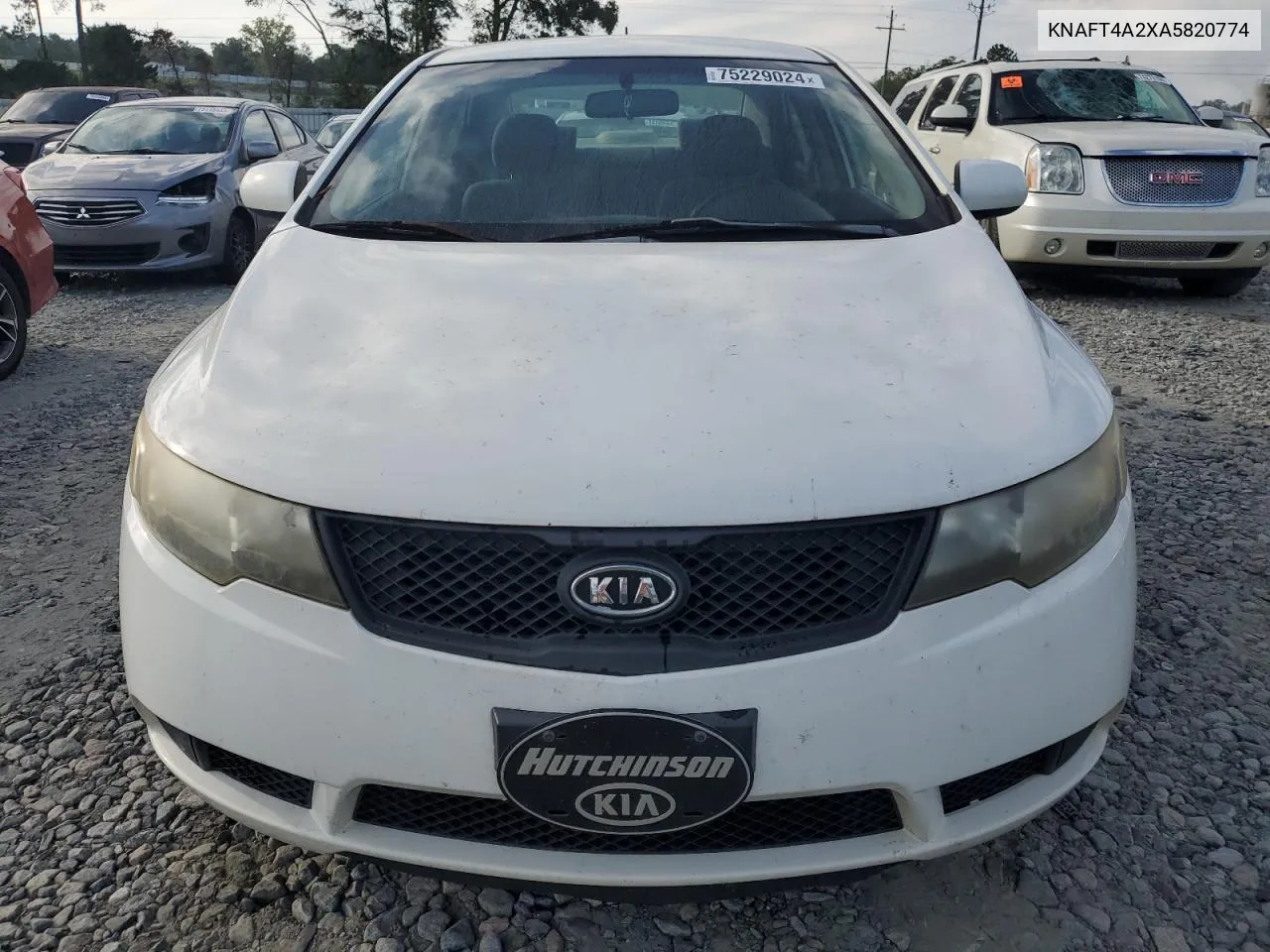 2010 Kia Forte Lx VIN: KNAFT4A2XA5820774 Lot: 75229024