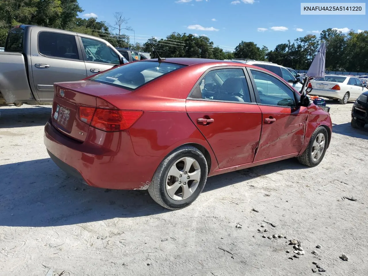 2010 Kia Forte Ex VIN: KNAFU4A25A5141220 Lot: 75269284