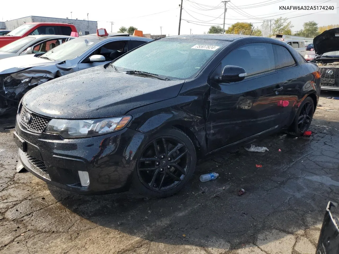 2010 Kia Forte Sx VIN: KNAFW6A32A5174240 Lot: 75507824