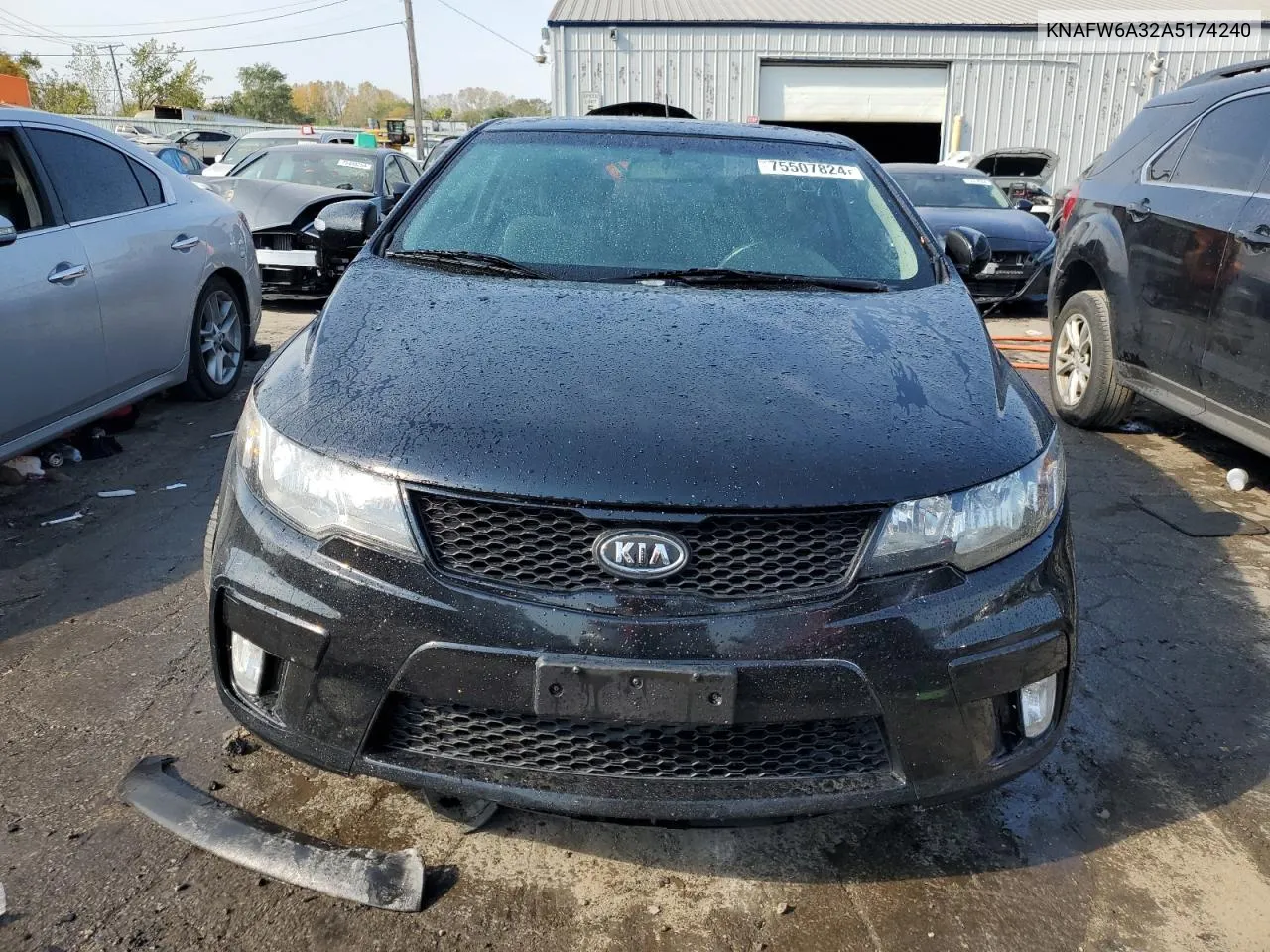 2010 Kia Forte Sx VIN: KNAFW6A32A5174240 Lot: 75507824