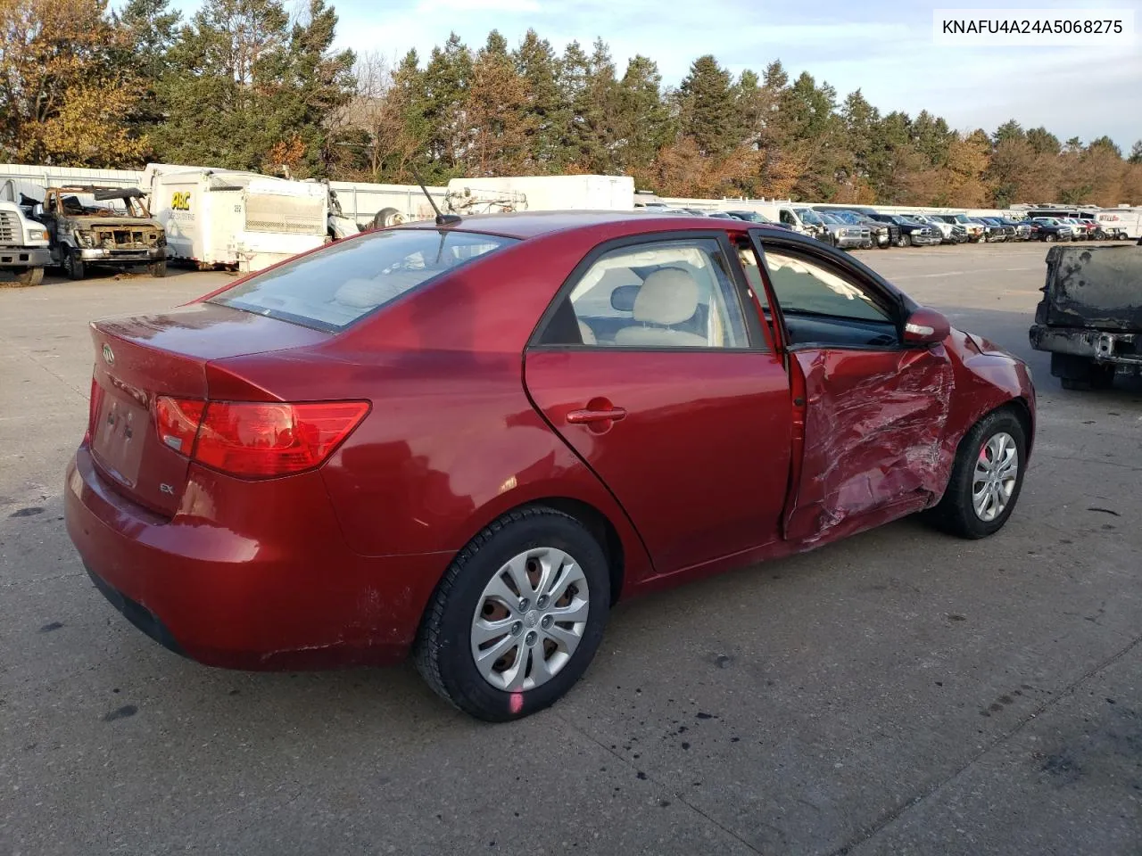 2010 Kia Forte Ex VIN: KNAFU4A24A5068275 Lot: 75685464