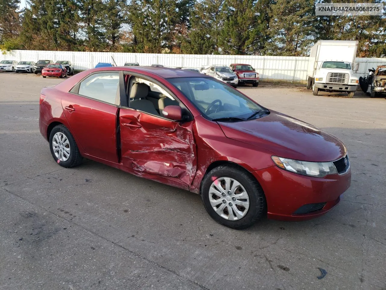 2010 Kia Forte Ex VIN: KNAFU4A24A5068275 Lot: 75685464