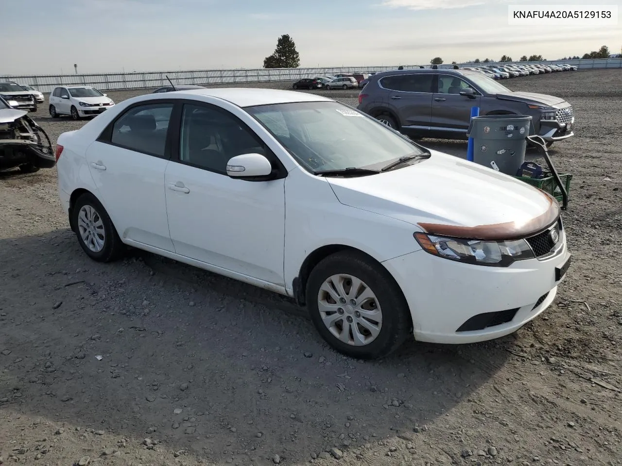 2010 Kia Forte Ex VIN: KNAFU4A20A5129153 Lot: 75925364