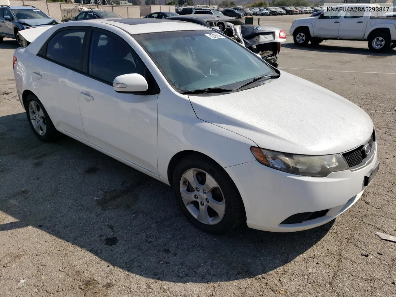 2010 Kia Forte Ex VIN: KNAFU4A28A5293847 Lot: 75926634