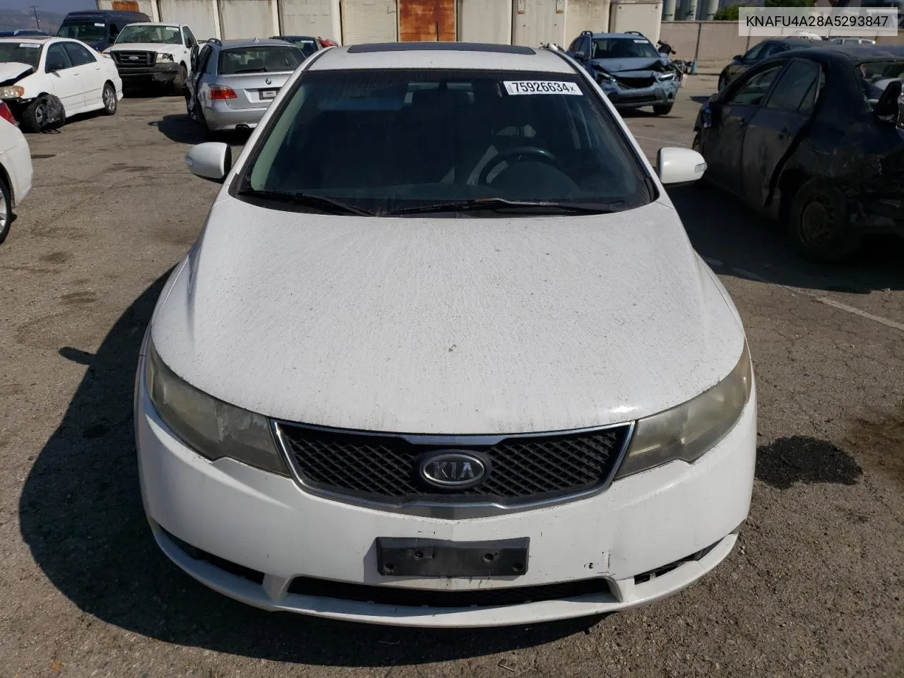 2010 Kia Forte Ex VIN: KNAFU4A28A5293847 Lot: 75926634