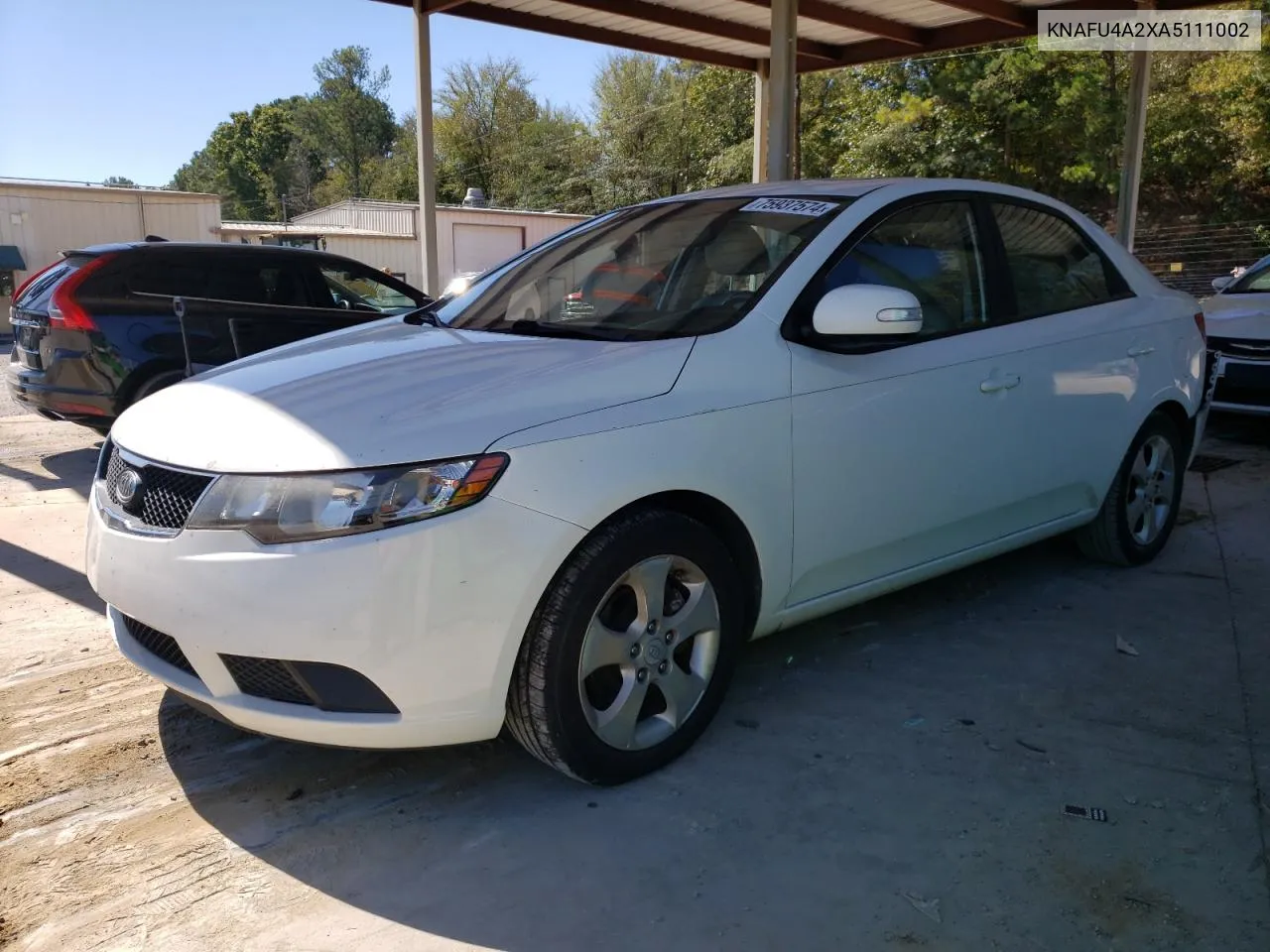 2010 Kia Forte Ex VIN: KNAFU4A2XA5111002 Lot: 75937574