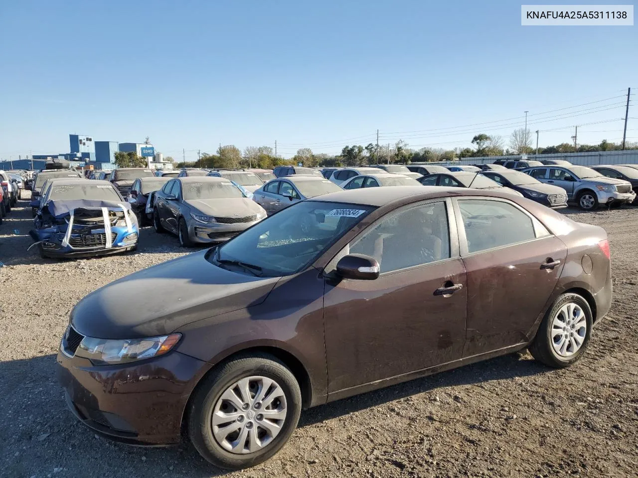 2010 Kia Forte Ex VIN: KNAFU4A25A5311138 Lot: 76080534