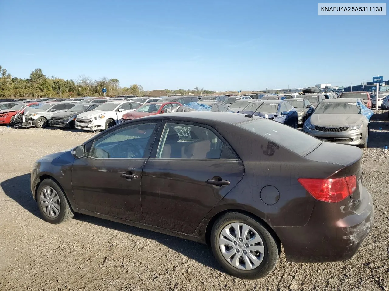 2010 Kia Forte Ex VIN: KNAFU4A25A5311138 Lot: 76080534