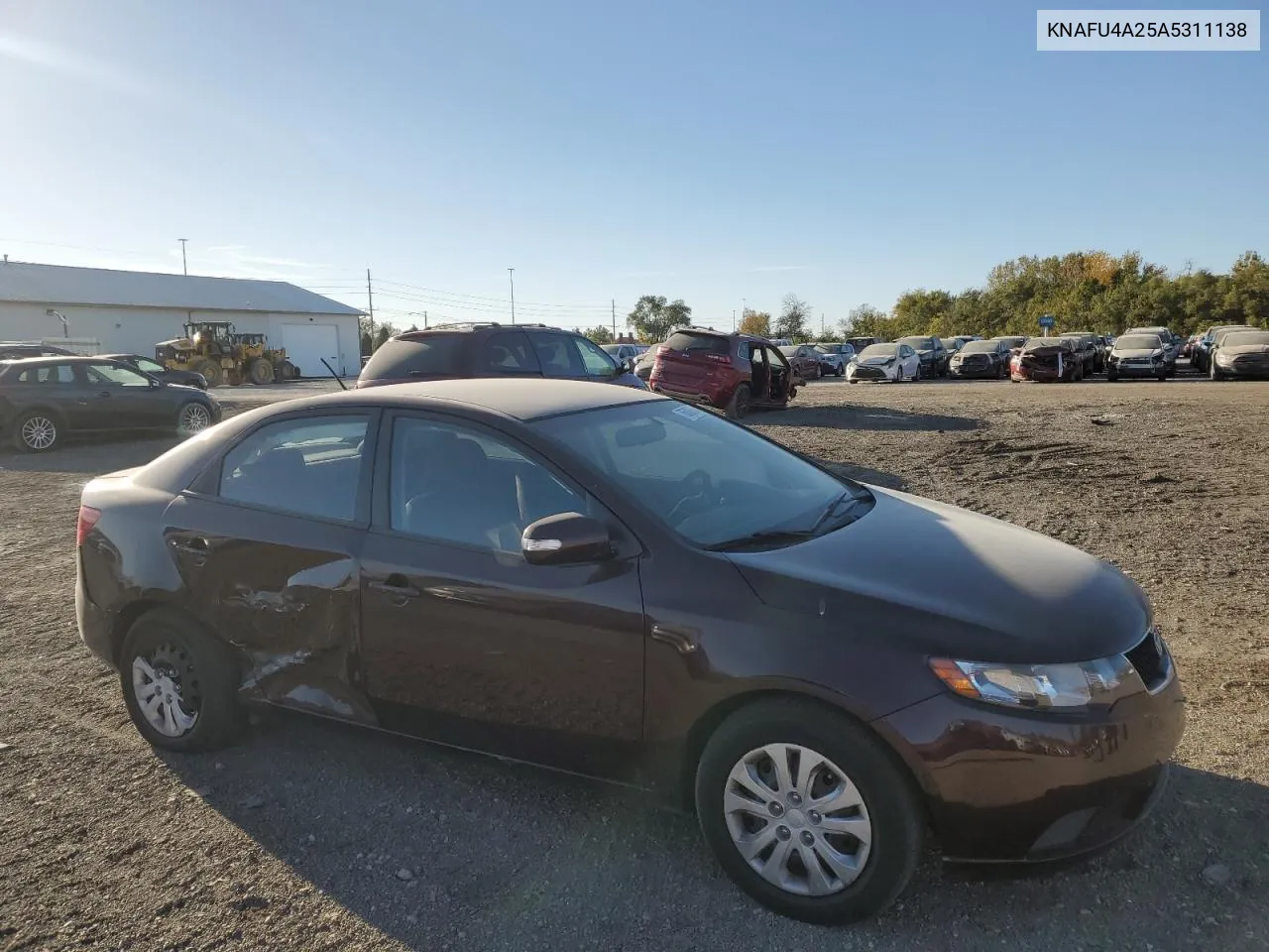 2010 Kia Forte Ex VIN: KNAFU4A25A5311138 Lot: 76080534