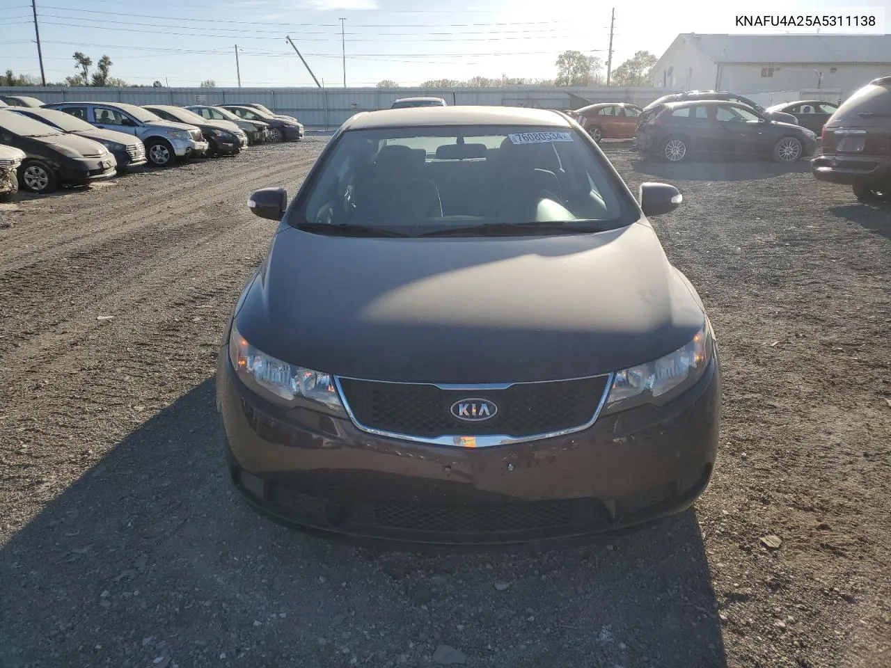 2010 Kia Forte Ex VIN: KNAFU4A25A5311138 Lot: 76080534