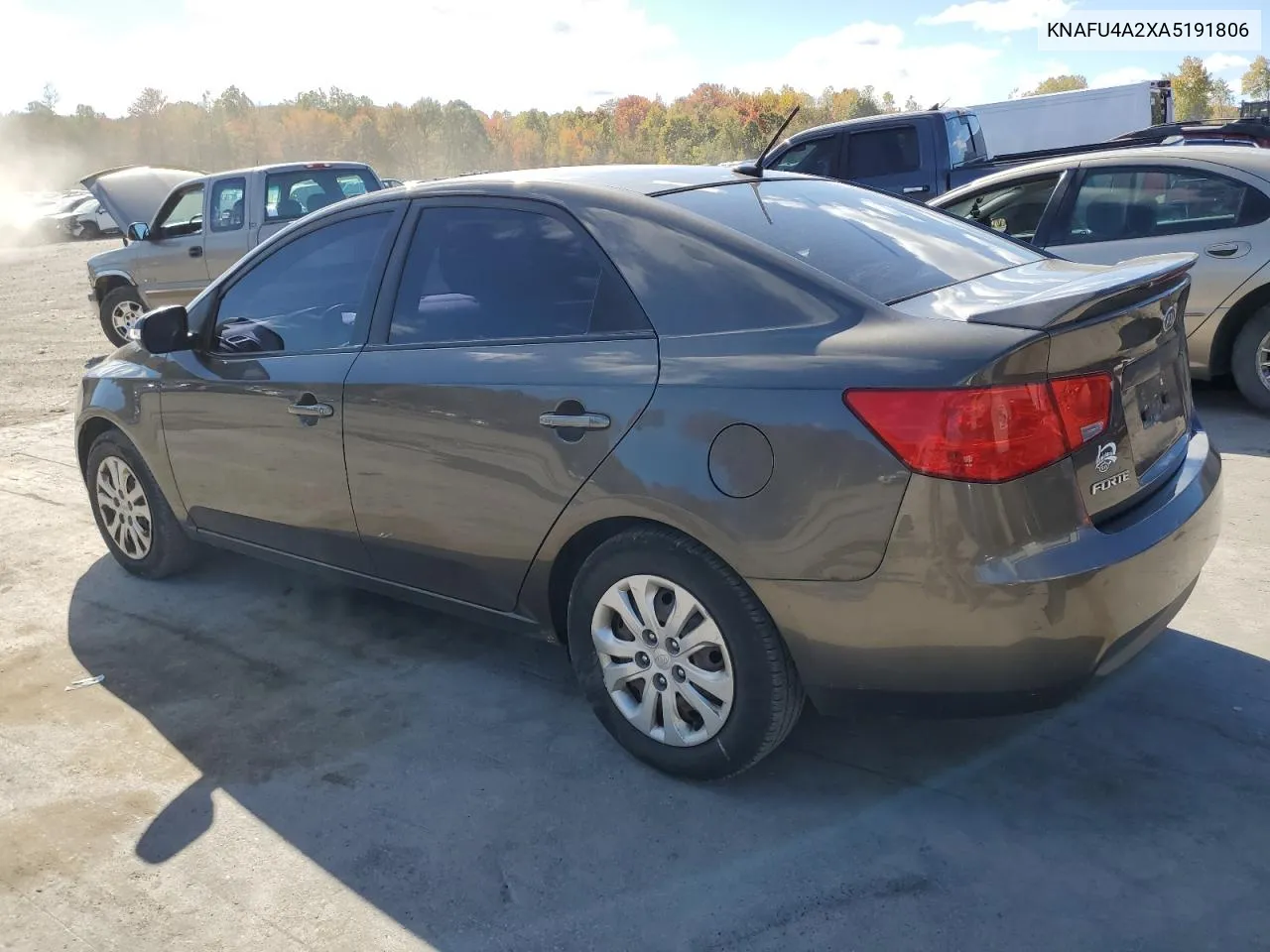 2010 Kia Forte Ex VIN: KNAFU4A2XA5191806 Lot: 76585604