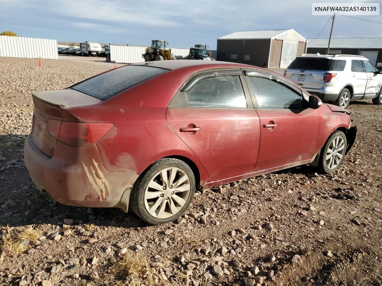 2010 Kia Forte Sx VIN: KNAFW4A32A5140139 Lot: 76796484