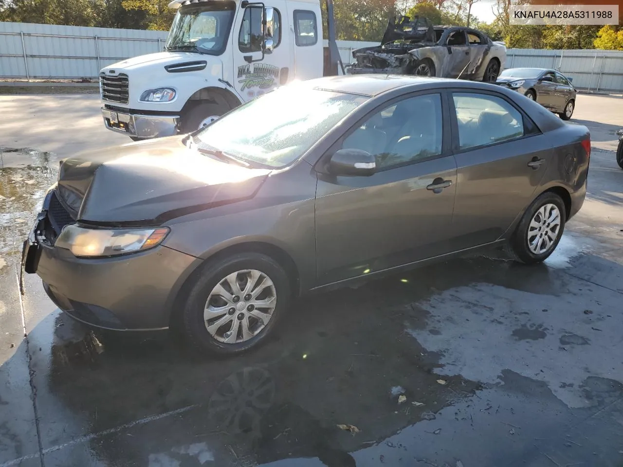 2010 Kia Forte Ex VIN: KNAFU4A28A5311988 Lot: 77433034