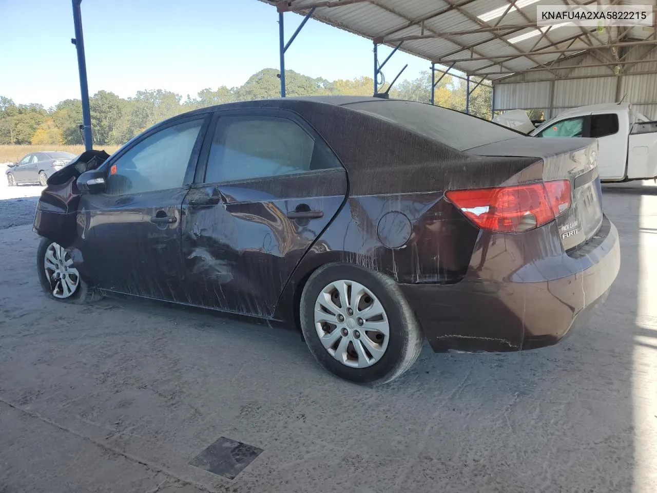 2010 Kia Forte Ex VIN: KNAFU4A2XA5822215 Lot: 77833634