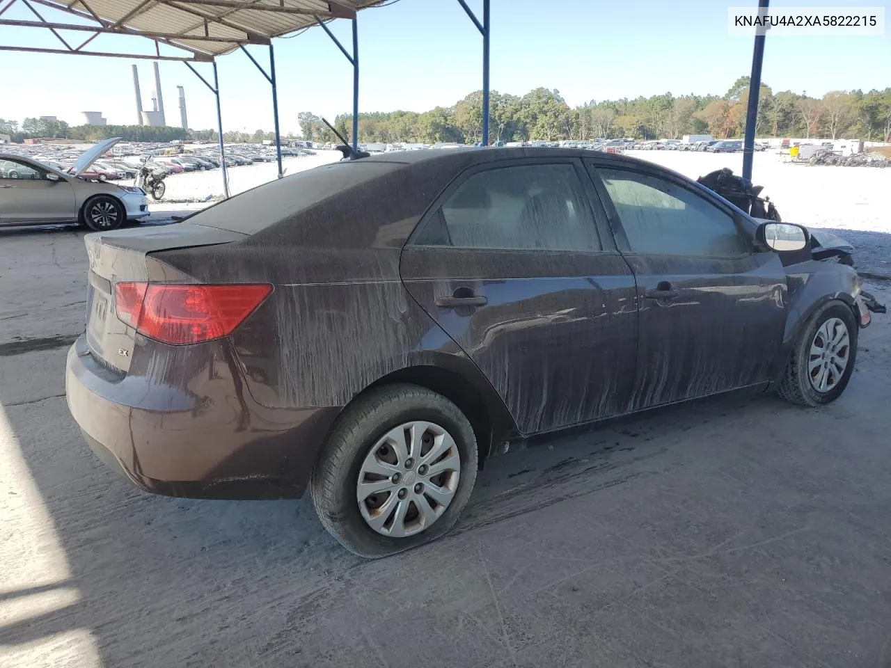 2010 Kia Forte Ex VIN: KNAFU4A2XA5822215 Lot: 77833634