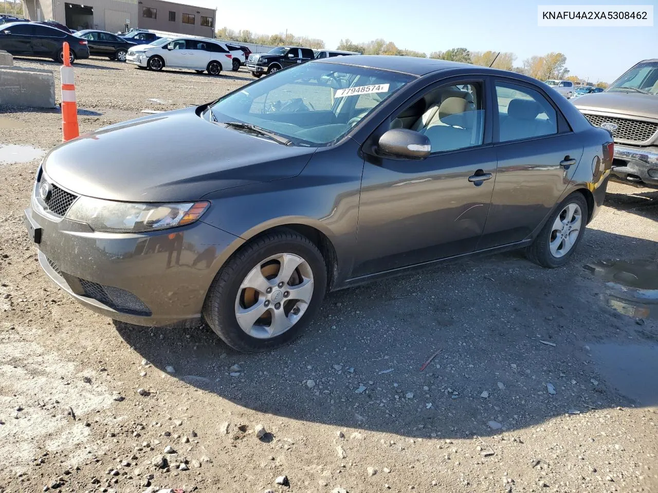 2010 Kia Forte Ex VIN: KNAFU4A2XA5308462 Lot: 77948574