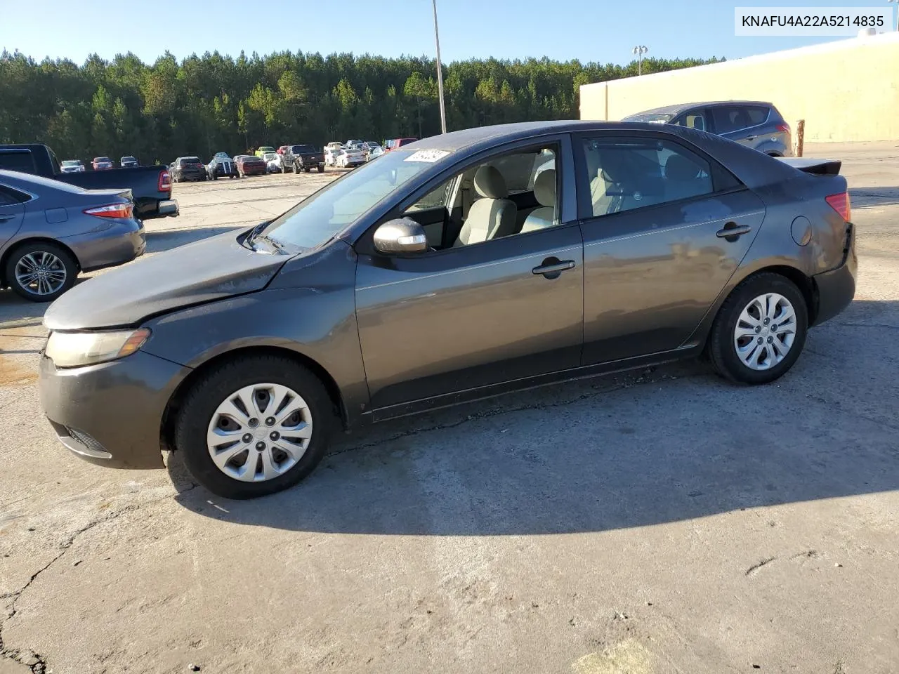 2010 Kia Forte Ex VIN: KNAFU4A22A5214835 Lot: 78043234