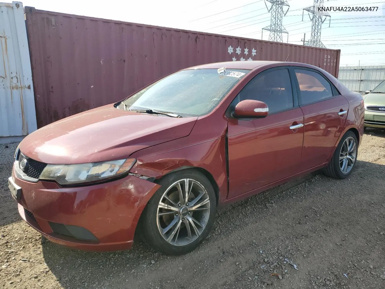 2010 Kia Forte Ex VIN: KNAFU4A22A5063477 Lot: 78362574