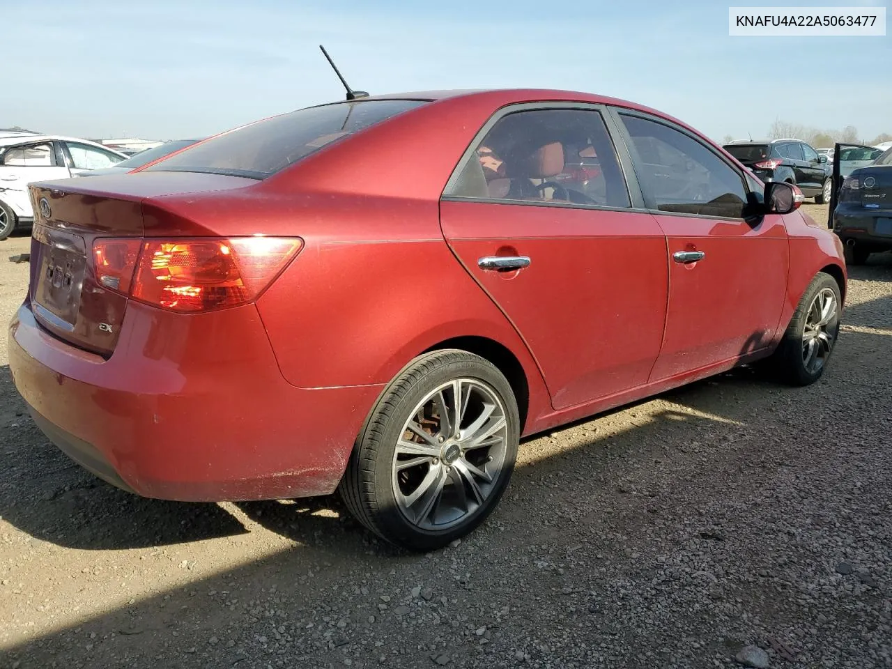 2010 Kia Forte Ex VIN: KNAFU4A22A5063477 Lot: 78362574