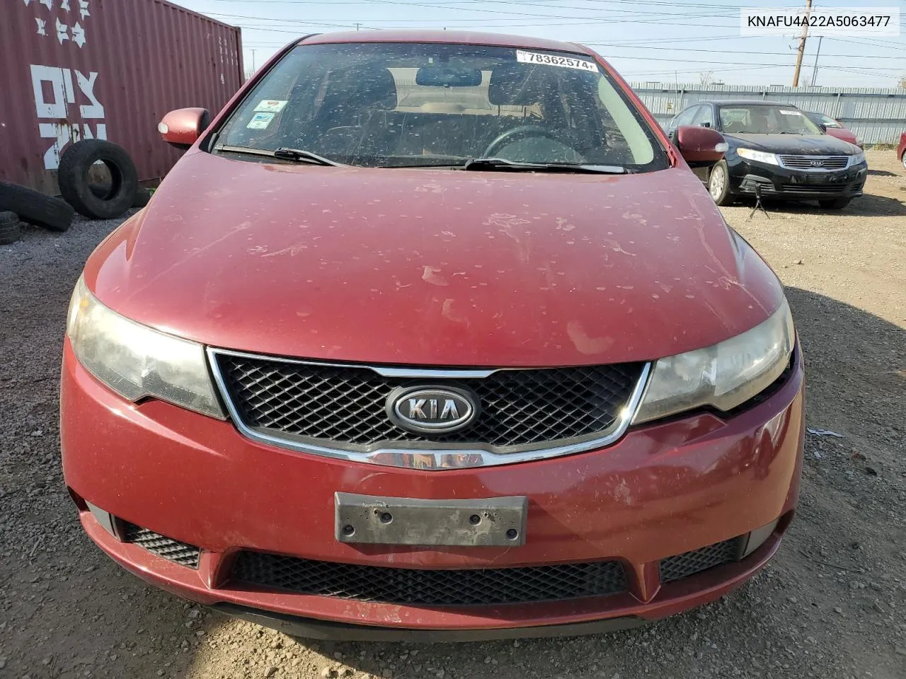 2010 Kia Forte Ex VIN: KNAFU4A22A5063477 Lot: 78362574