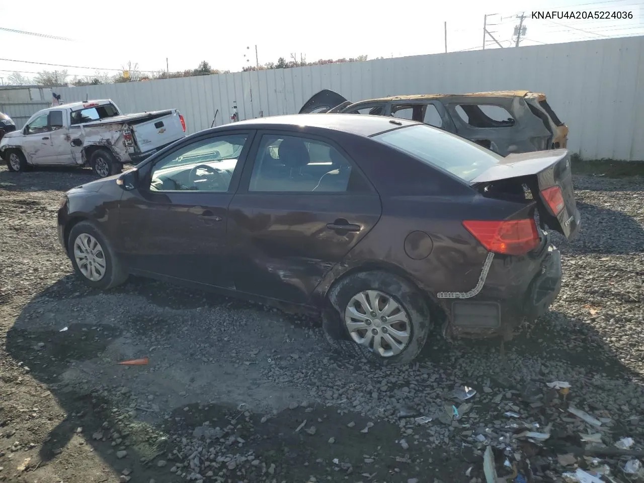 KNAFU4A20A5224036 2010 Kia Forte Ex