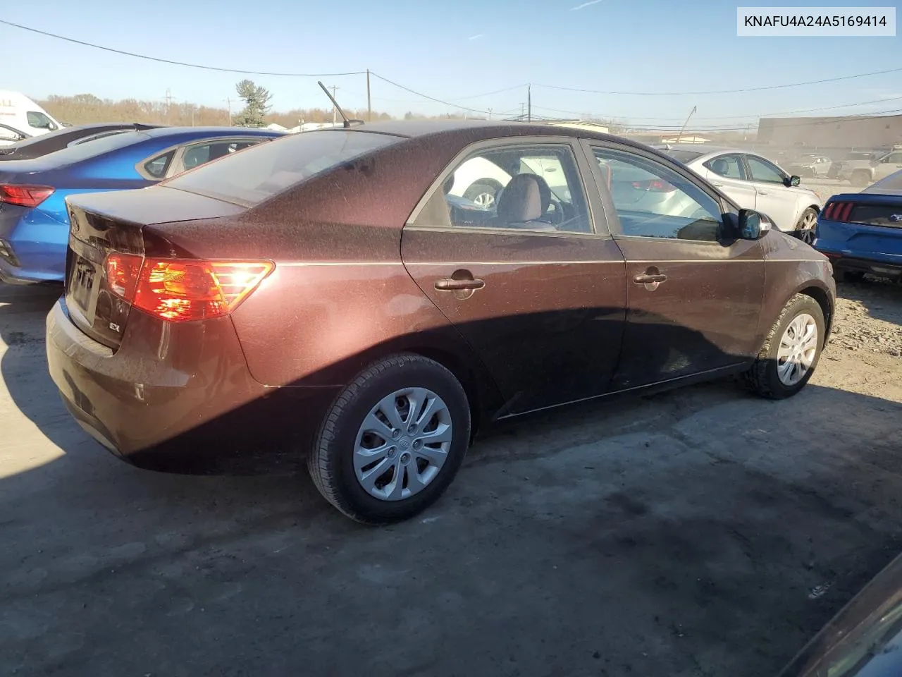 2010 Kia Forte Ex VIN: KNAFU4A24A5169414 Lot: 79004674