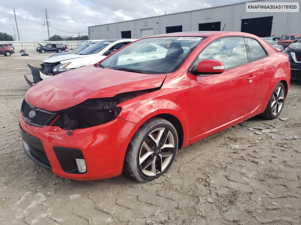 2010 Kia Forte Sx VIN: KNAFW6A30A5178920 Lot: 79051694