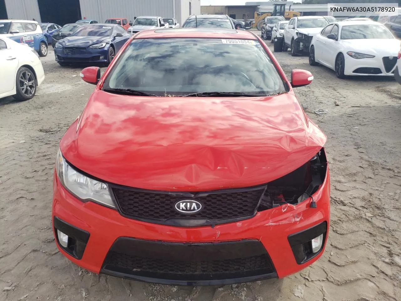 2010 Kia Forte Sx VIN: KNAFW6A30A5178920 Lot: 79051694