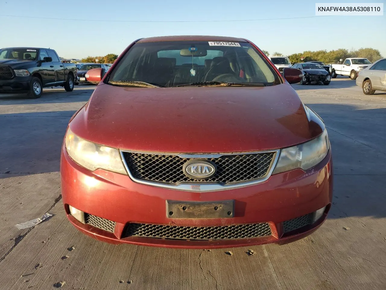 2010 Kia Forte Sx VIN: KNAFW4A38A5308110 Lot: 79517544