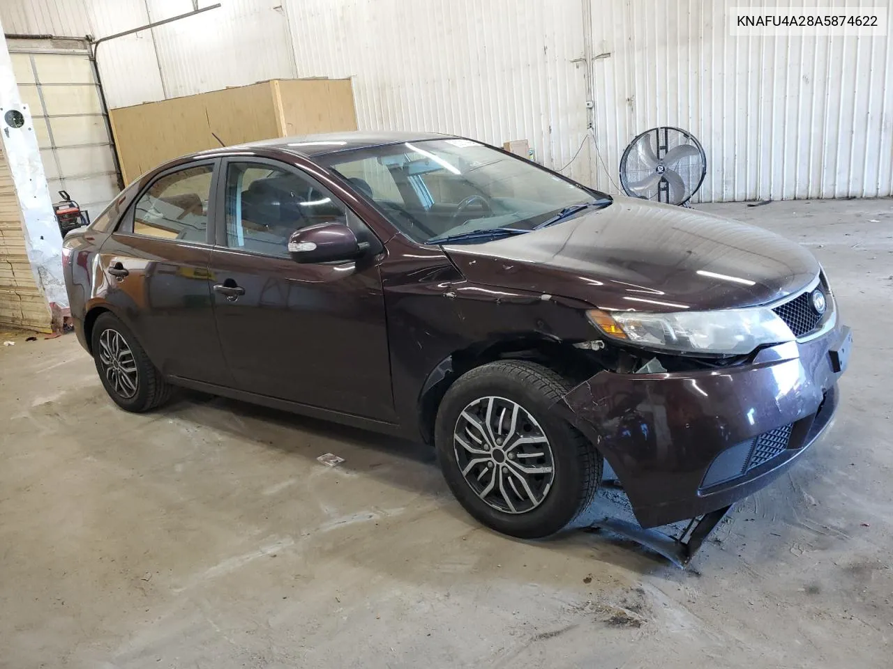 2010 Kia Forte Ex VIN: KNAFU4A28A5874622 Lot: 80217994