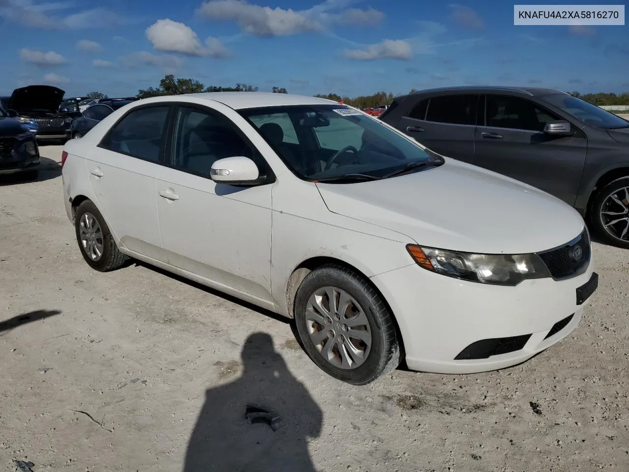 2010 Kia Forte Ex VIN: KNAFU4A2XA5816270 Lot: 80286514