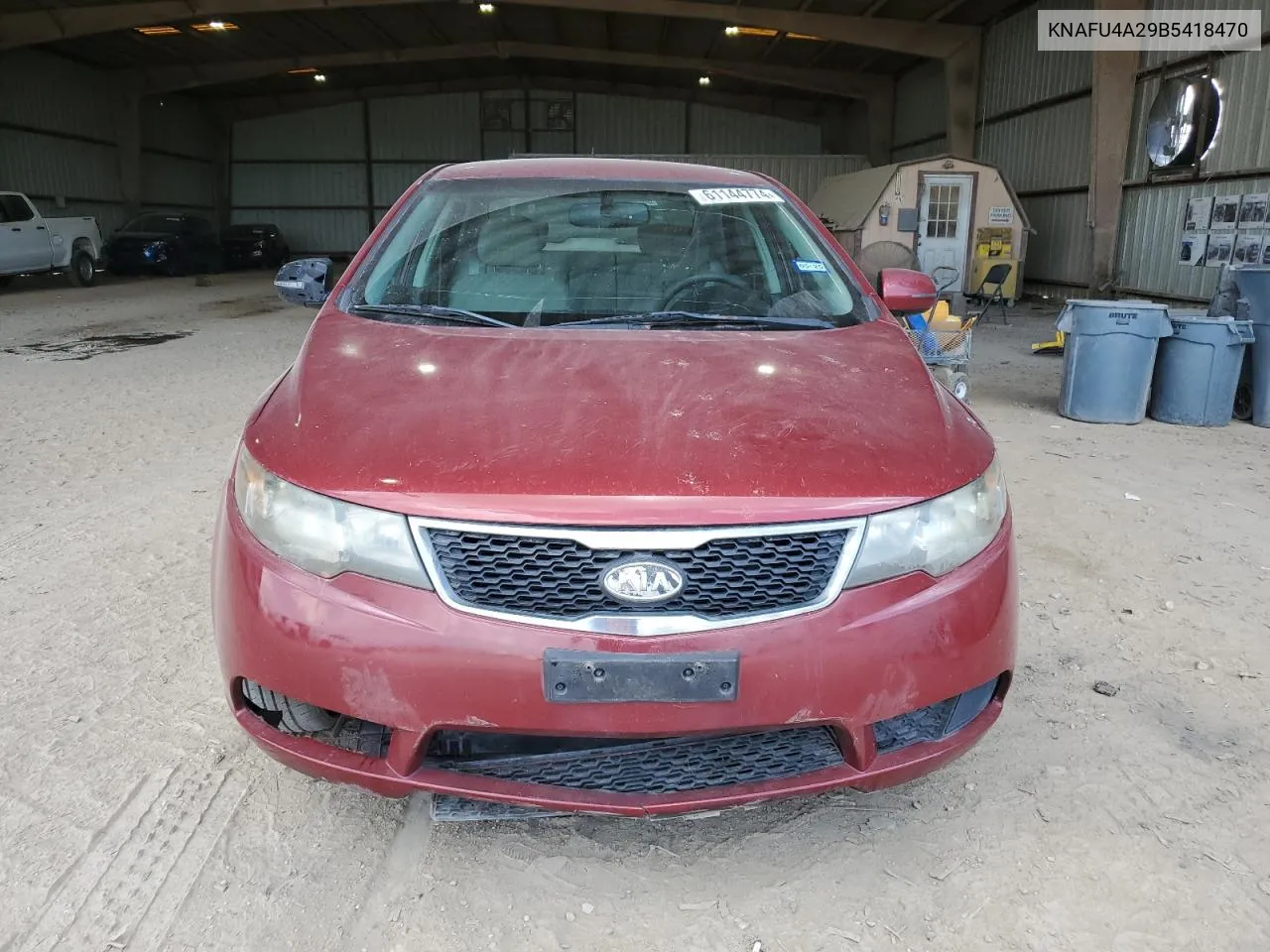 KNAFU4A29B5418470 2011 Kia Forte Ex