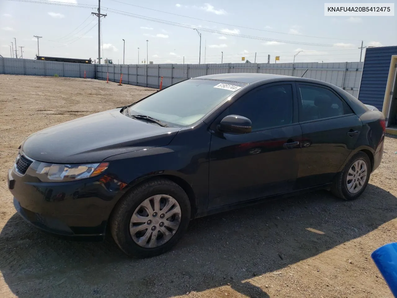 2011 Kia Forte Ex VIN: KNAFU4A20B5412475 Lot: 61951744