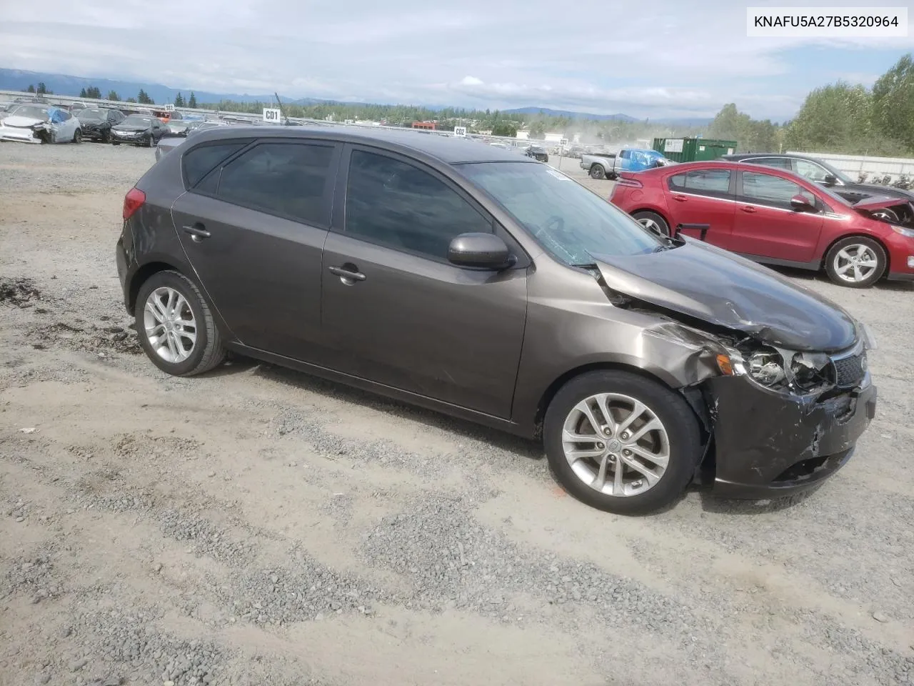 KNAFU5A27B5320964 2011 Kia Forte Ex