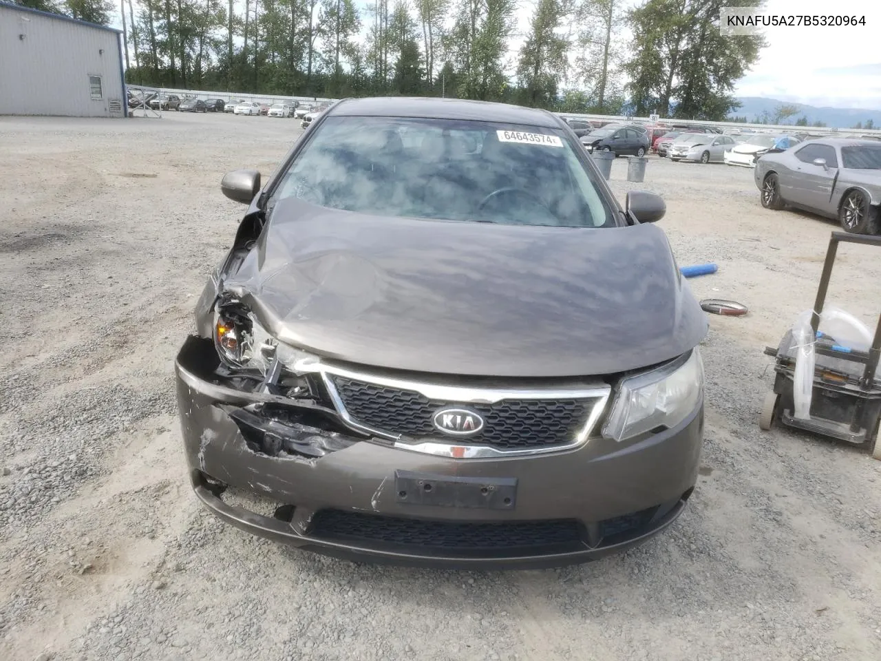 2011 Kia Forte Ex VIN: KNAFU5A27B5320964 Lot: 64643574