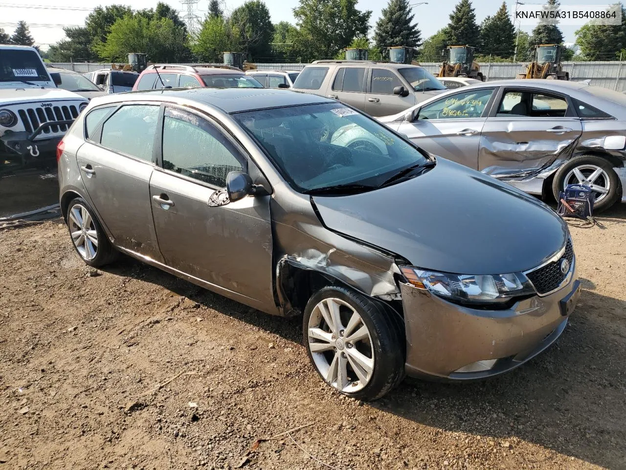 2011 Kia Forte Sx VIN: KNAFW5A31B5408864 Lot: 65049794